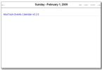 MooTools Events Calendar